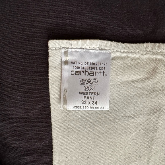 Carhartt WIP 33 x 34 Western Pant - Picture 9 of 10